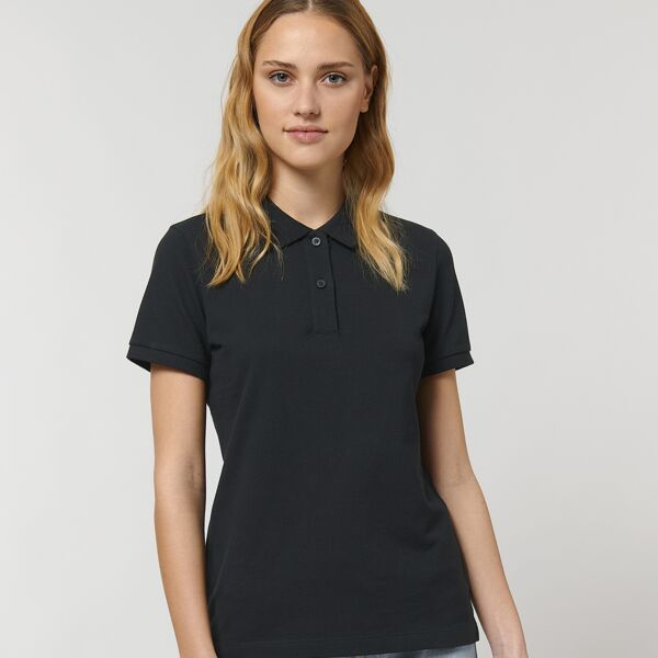Stella Elliser women's fitted piqué short sleeve polo  (STPW333) Thumbnail
