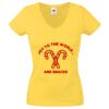 Lady-fit Valueweight V-Neck T-Shirt Thumbnail